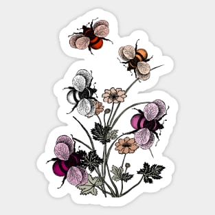 Lesbian Bee Swarm Sticker